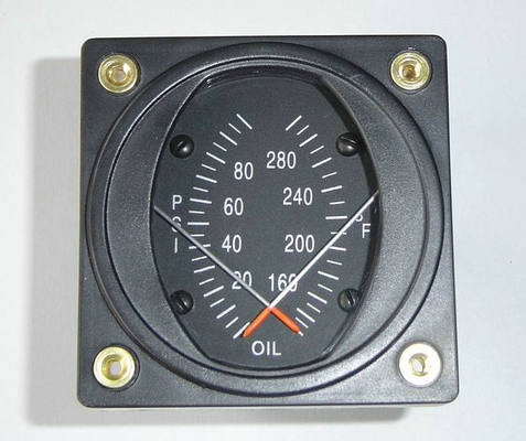 Combinatie 100 psi 2 1/4 "Dual olie vliegtuigen manometer en Temp mogelijk PT2-10P30F