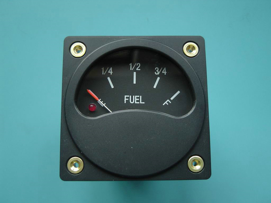 Persoonlijke vliegtuig instrumenten 2 1/4 "input Alarm brandstoftank niveau meters F2-VA
