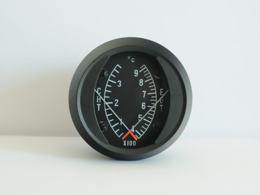 De temperatuur van vliegtuigen combinatie uitlaatgas en cilinderkop temperatuur Gauge CE1-3792C